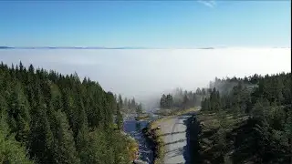 Over Skarrudsetra til Nes i Ådal i Ringerike på sykkel