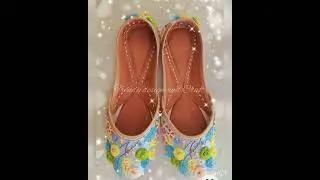 Punjabi jooti for women / Hand embroidery jutti design for girls
