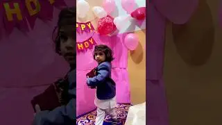 Cute baby golo hmra birthday party enjoy krty #shortvideo #cutebaby #foryou #foryourpage
