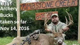 Some great ARCHERY BUCKS take in 2016 @ TCO we are 100% Archery south of Iowa