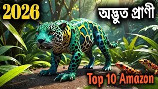 Amazon জঙ্গলের Top 10 অদ্ভুত প্রাণী | দেখলে বিশ্বাস করবেন না 