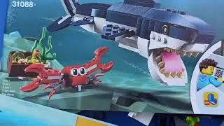 Обзор Конструктор LEGO Creator Обитатели морских глубин 230 деталей (31088) из Rozetka