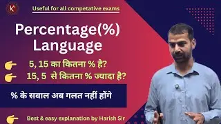 How to Calculate Percentage Easily? || Language of Percentage