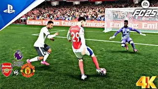 🔥 Arsenal vs Manchester United | Kai Havertz Goal Showdown | FC25 Ultra Realistic 4K Premier League 