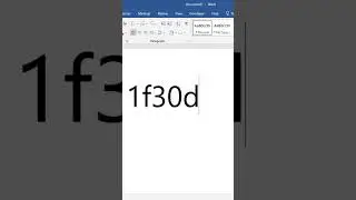 How to Insert Earth Globe Symbol in MS Word | Magic Shortcut Key 🌍 #youtube #shorts #video #viral