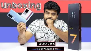 iQOO 7 & iQOO 7 Legend Unboxing || In Telugu || Snapdragon 888 & 66W Flashcharge ll