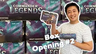 Commander Legends Draft Booster Box Opening #2 - I like Etched Foils :)