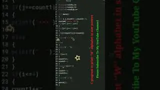 C program to print ''X'' alphabet in star pattern|