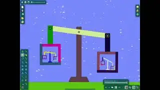Dumb Algodoo Project: Cube Balancer Balancer Balancer 9000 (FIRST VIDEO)