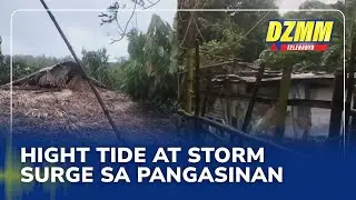 Over 24K individuals evacuated, 4 barangays in Pangasinan affected by 'Uwan' | (10 November 2025)
