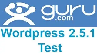 Guru Wordpress 2.5.1 Exam Answers