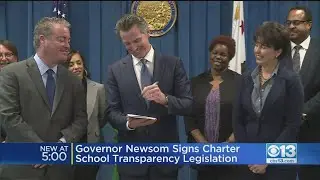 Governor Newsom Sign Charter School Transparency Legislation