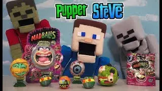 Игрушки Madballs, серия 1, скрытые пакеты, распаковка, просто играй, американские приветствия, бе...