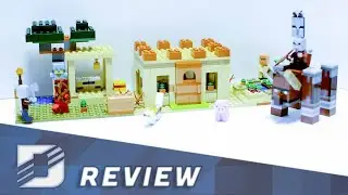 Lego Minecraft The Illager Raid Review