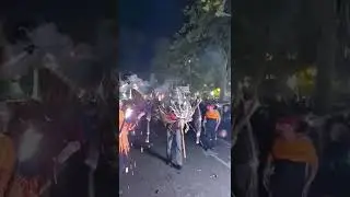 Correfoc Barcelona 2022 В самом центре дьявольского огня. Главный праздник Барселоны. La Merce