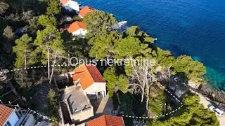 Mljet, Pomena-kuca s okucnicom, prvi red do mora- Opus nekretnine-PRODANO