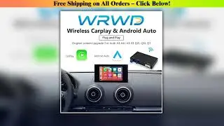 Wireless Carplay Android Auto Lossless Installation Interface For Audi A3 A4 A5 Q2 Q5L Q7
