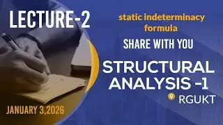 #Static indeterminacy formula 