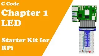 C code - Chapter 1 LED - Raspberry Pi Starter Kit