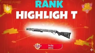India's Most Dangerous Shotgun  🔥 | FF Rank Highlights