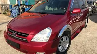2006 KIA GRAND CARNIVAL 6S037832 (FOB $2,893 USD)-M/T+SUNROOF+LEATHER SEATS+PARKING SENSOR+BLACK BOX