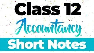 class 12 accountancy notes all chapters | notes for class 12th accountancy | Trending Saurabh