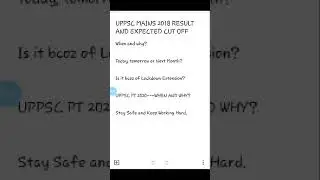 UPPSC Mains Result 2018 Latest Update