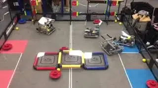 VEX Turning Point 1561H 1561B vs 40500M 40500A Scrimmage