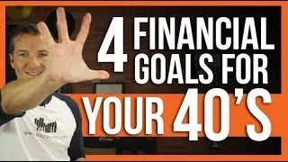 4 💰financial goals I want you to focus on in your 40's.