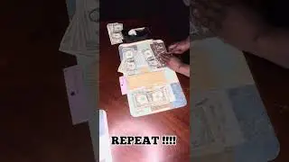How to fold bills for money bouquet
