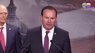 Senate Party Policy Luncheons stakeout