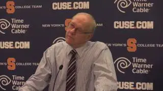 Syracuse basketball coach Boeheim talks about the election
