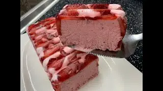 SLADOLED OD JAGODA🥰Recept samo so 3 sostojki 🍓🍓🍓