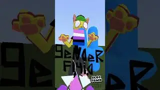 Turning pride flags into wings in Blob town part four:gender fluid flag #blobtown #Lgbtq