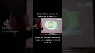 Ancient Chinese records of the resurrection of Christ