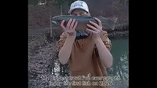 Best trout fishing ever and my biggest trout I have ever caught￼