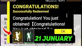 FREE FIRE REDEEM CODE TODAY 21 JANUARY 2023 REDEEM CODE FREE FIRE | FF CODE TODAY 21 JANUARY