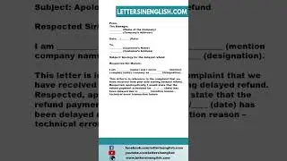 Apology Letter to Customer for Delay in Refund