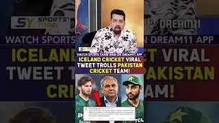 ICELAND CRICKET vIRAL tWEET tROLLS pAKISTAN CRICKET TEAM #shorts #iceland #cricket #pakistancricket