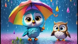 Three Wise Owls Know Sunny and Rainy | Learn Weather with Owl Song for Kids