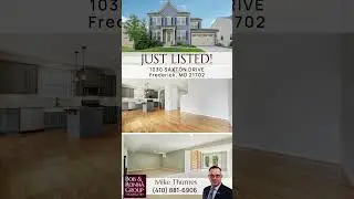Just Listed! 1030 Saxton Drive, Frederick, MD 21702