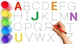 Alphabet , ABC Song  | a to z | Alphabet Writing along dotted lines 