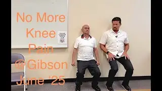 No more Knee Pain. These Recovery Exercises. @Gibson June '25. Crooked Spine Show