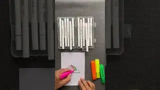 🌟 From lines to a colorful hat in one short video! #kidscolors #drawingforkids #hat