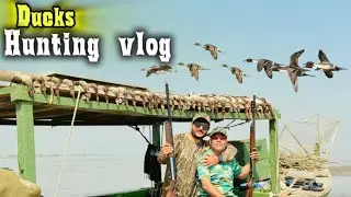 Ducks 🦆 hunting vlog | مرغابی کا شکار | indus river | enjoyed allot &hearts;️