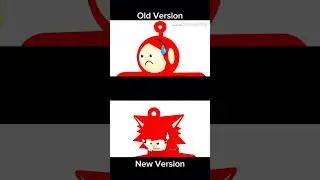 Laa Laa Want a hug meme (Old vs New) #slendytubbies #teletubbies #sticknodes #animation #shorts