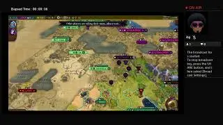 Civilization VI Gallic Empire Huge Primordial Map Session 4
