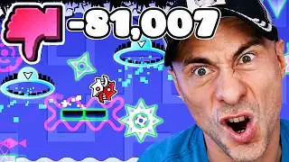 The WORST GEOMETRY DASH LEVELS of EACH DIFFICULTY