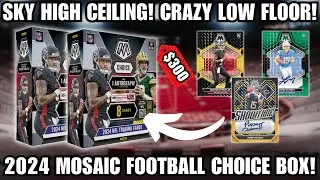 NEW YEARS DEGEN! 2024 Panini Mosaic Football Choice Box Review!
