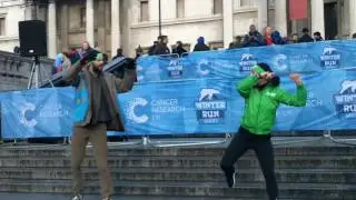 London Winter Run 2017 Trafalgar Square